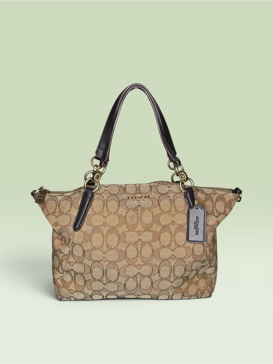 Coach Handbags - Coach Small Kelsey Satchel Signature Jacquard